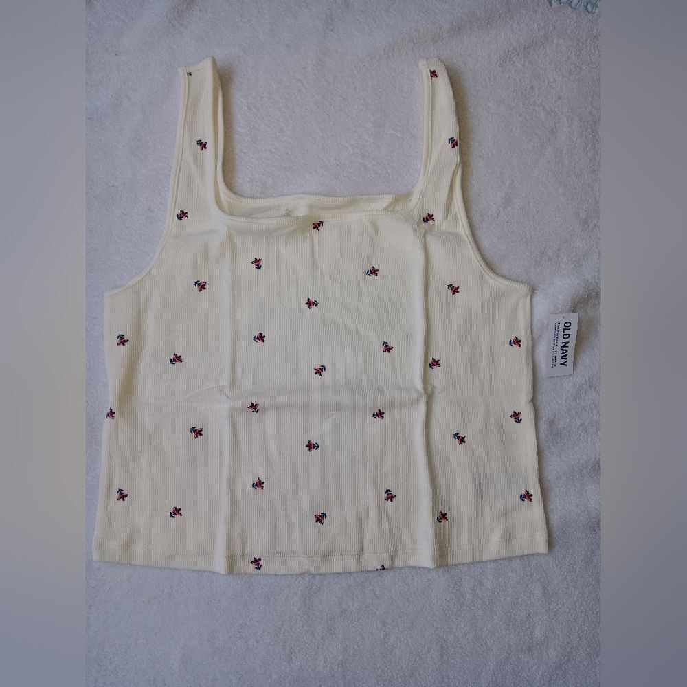 Old Navy Women's Ultra-Crop Rib-Knit Top NWT